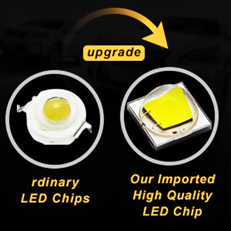 2 PCS 51W 3500LM 6500K White Light