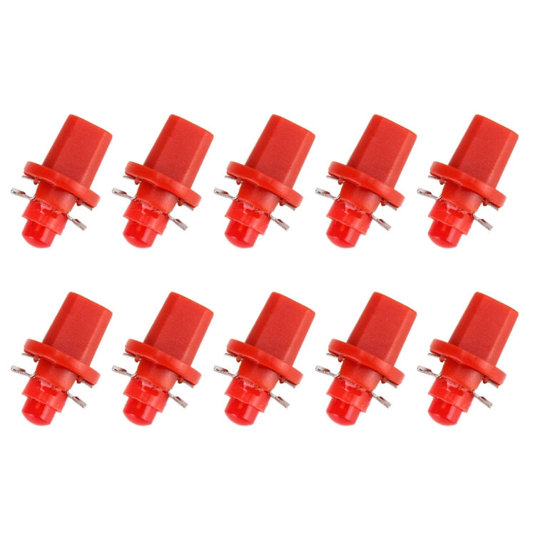 10 PCS 0.4W B8.5 Wedge Instrument Panel COB LED Light Dashboard Gauge Cluster Indicator Lamp Bulb