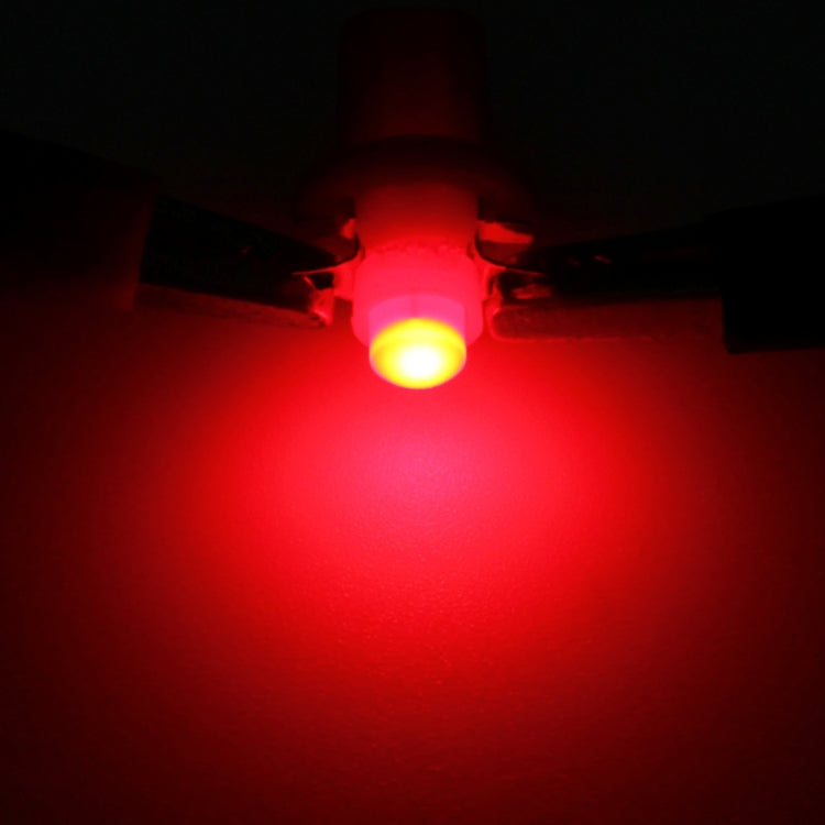 10 PCS 0.4W B8.5 Wedge Instrument Panel COB LED Light Dashboard Gauge Cluster Indicator Lamp Bulb