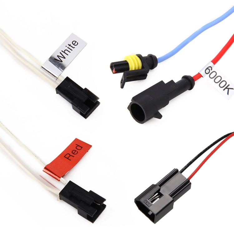 IPHCAR M803 H1 2.5 inch 12V Bi-Xenon Projector Lens Headlight with Exquisite Angle Eyes Decoration for Left Driving