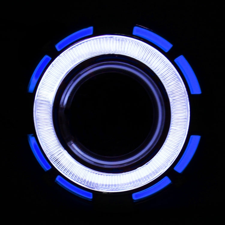 IPHCAR M803 H1 2.5 inch 12V Bi-Xenon Projector Lens Headlight with Exquisite Angle Eyes Decoration for Left Driving