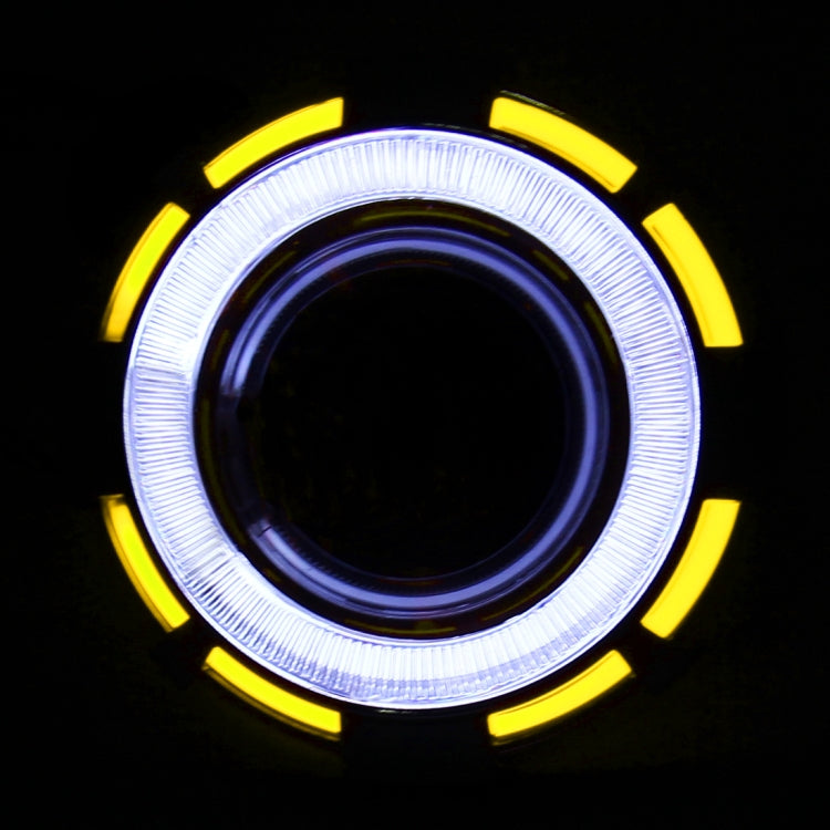 IPHCAR M803 H1 2.5 inch 12V Bi-Xenon Projector Lens Headlight with Exquisite Angle Eyes Decoration for Left Driving