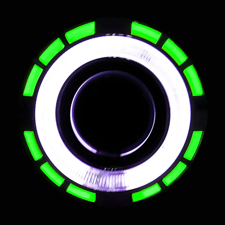 IPHCAR G262 H1 3.0 inch 12V Bi-Xenon Projector Lens Headlight with Exquisite Angle Eyes Decoration for Left Driving