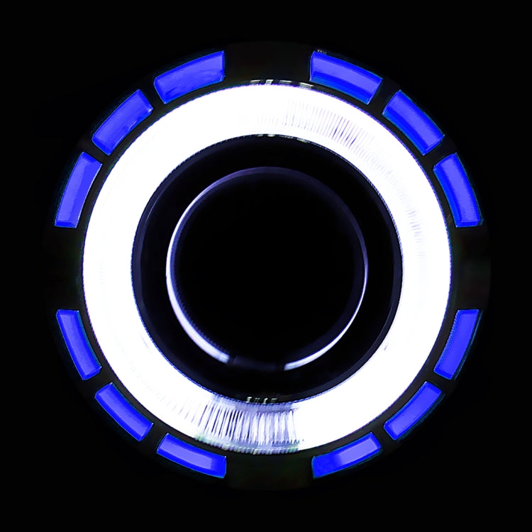 IPHCAR G262 H1 3.0 inch 12V Bi-Xenon Projector Lens Headlight with Exquisite Angle Eyes Decoration for Left Driving