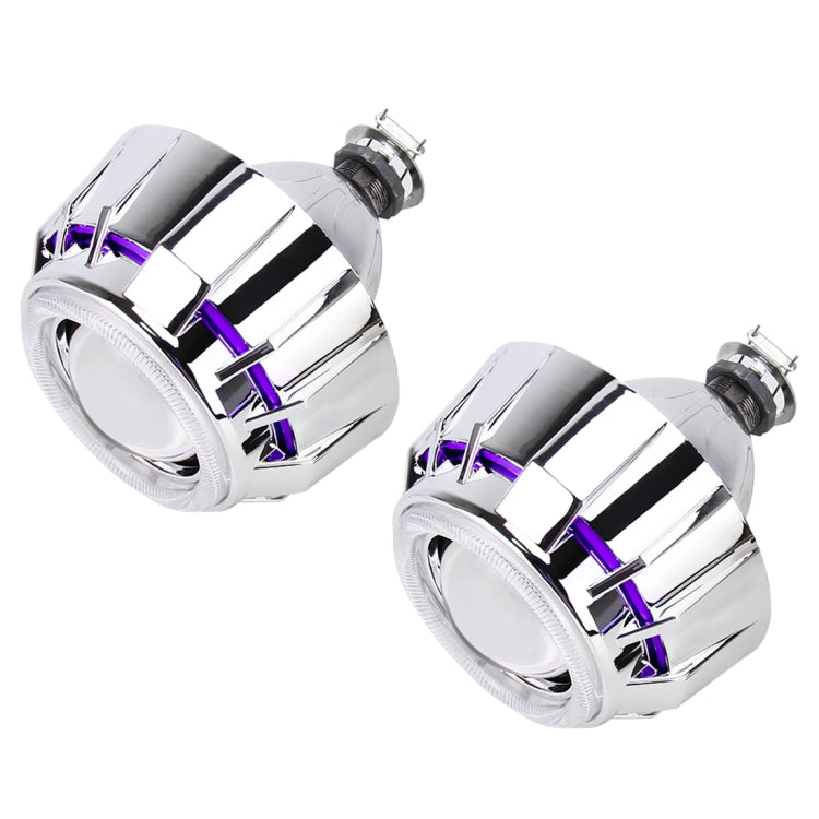 IPHCAR G262 H1 3.0 inch 12V Bi-Xenon Projector Lens Headlight with Exquisite Angle Eyes Decoration for Left Driving