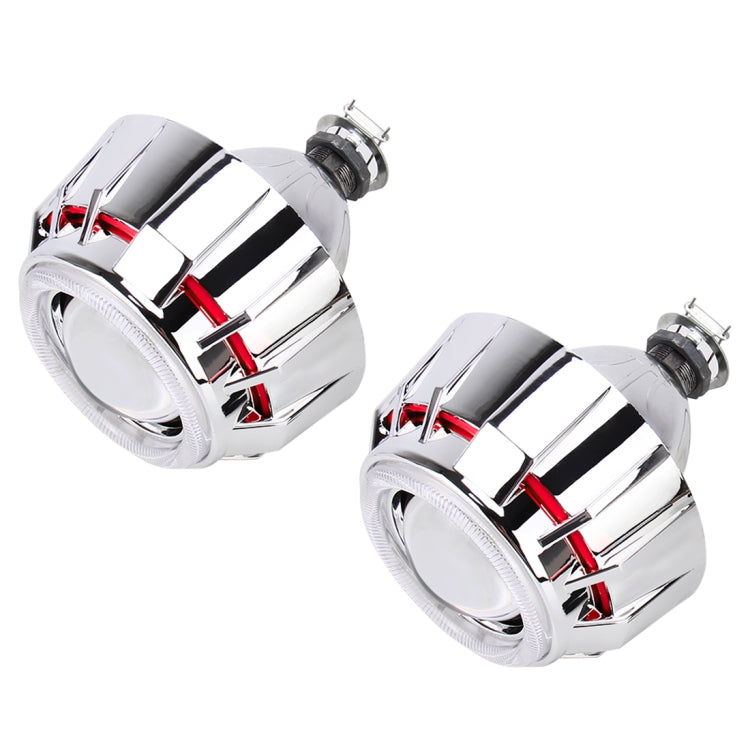 IPHCAR G262 H1 3.0 inch 12V Bi-Xenon Projector Lens Headlight with Exquisite Angle Eyes Decoration for Left Driving