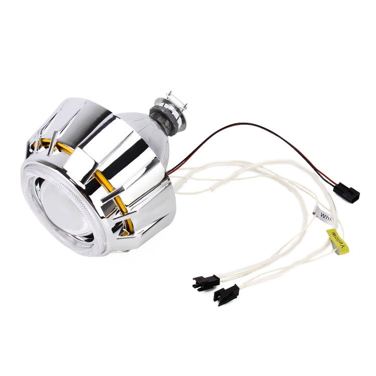 IPHCAR G262 H1 3.0 inch 12V Bi-Xenon Projector Lens Headlight with Exquisite Angle Eyes Decoration for Left Driving