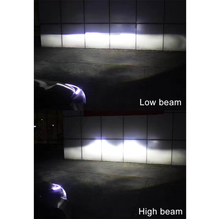 IPHCAR i2 2.8 inch DC12V 35W 6000K 4000LM LED Headlight Lamp with 3 High Power Lamp Beads for Right Driving (White Light)