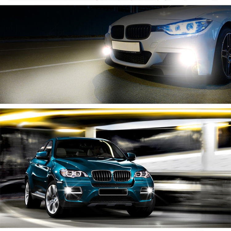 IPHCAR M703 2 PCS 2 in 1 15W Fog Light + Daytime Running Light for Toyota Series (White Light + Cool White)