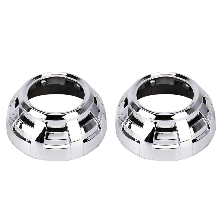 IPHCAR Z112 2 PCS 3.0 inch Universal Car LED Headlight Shading Cover Decorative Cover, Inside Diameter: 86mm; Outside Diameter: 130mm