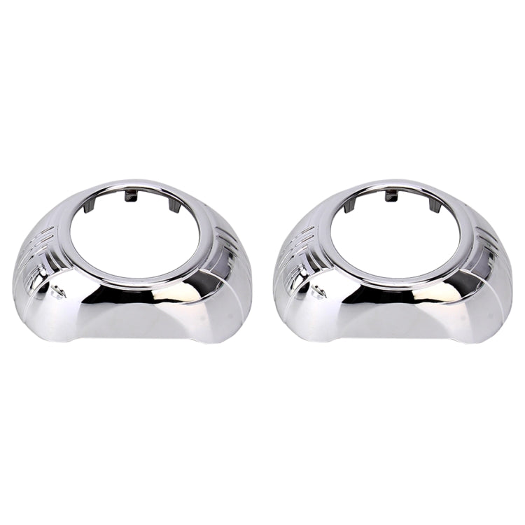 IPHCAR Z109 2 PCS 3.0 inch Universal Car LED Headlight Shading Cover Decorative Cover, Inside Diameter: 86mm; Outside Diameter: 132mm