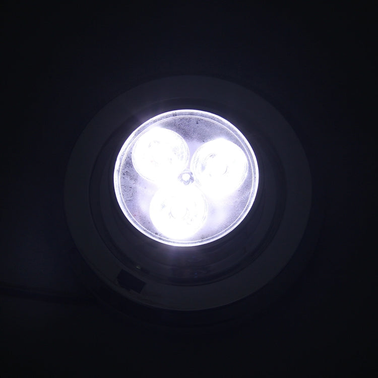 CARFU AC-2021 3W 3 LEDS Interior LED Roof Light, DC 12V(White Light)