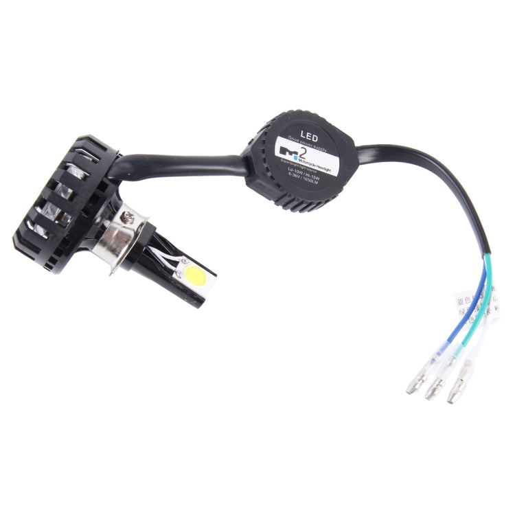 M2 18W 1500LM 6000K COB LED Motorcycle Headlight Lamp, DC 9-36V(White Light)