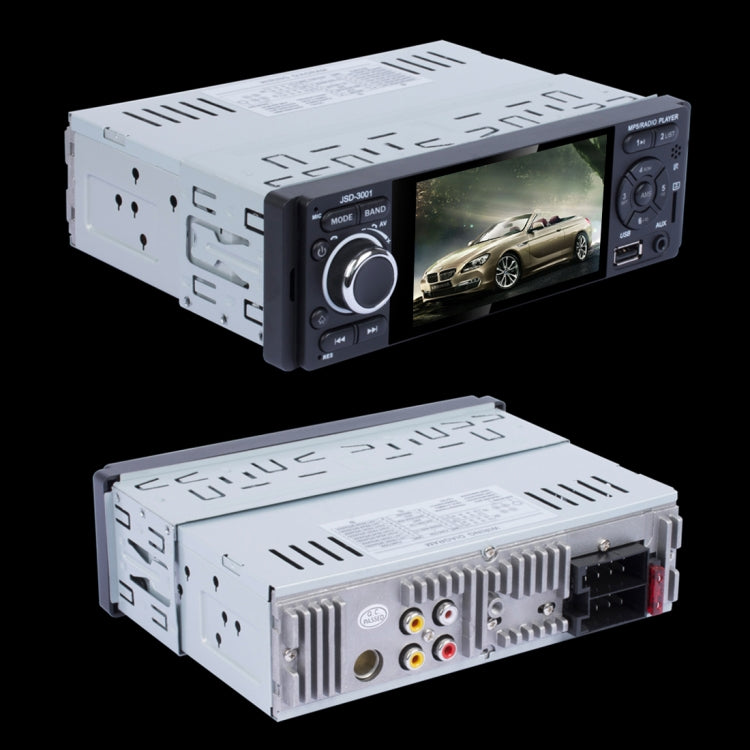 JSD-3001 HD 4.1 inch Single Din Capacitive Touchscreen Car Stereo Radio MP5 Audio Player FM Bluetooth USB / TF AUX (Not Included Any Memory Card)