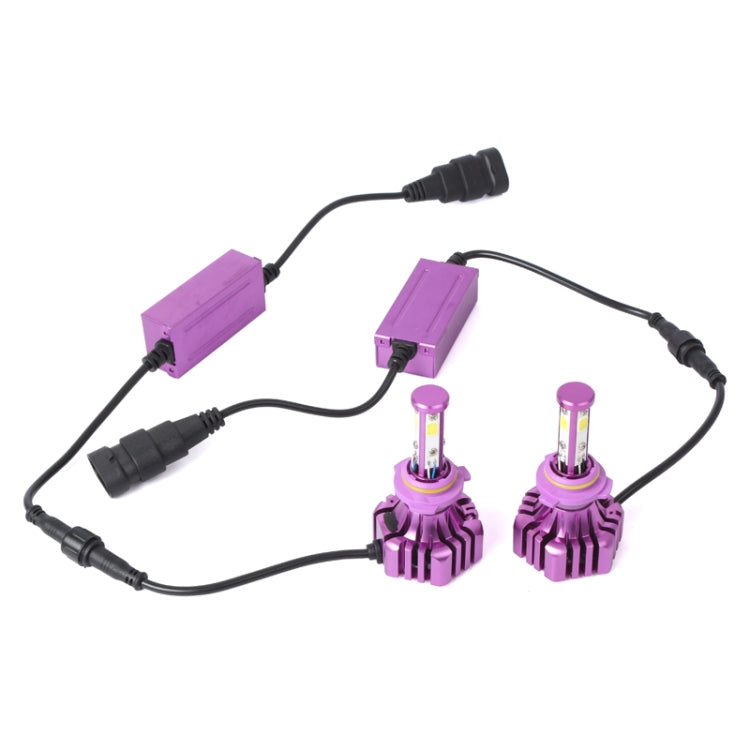 2 PCS B3-COB 9006 36W 3000LM 6500K LED Car Headlight Lamps DC 9-32V(White Light)