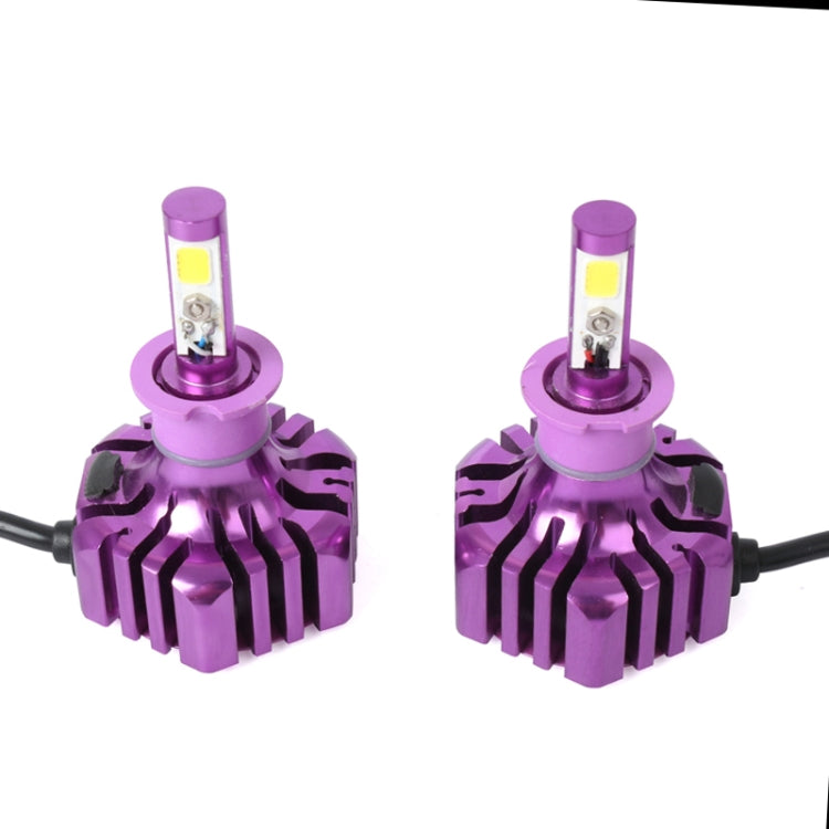 2 PCS B3-COB H3 36W 3000LM 6500K LED Car Headlight Lamps DC 9-32V(White Light)