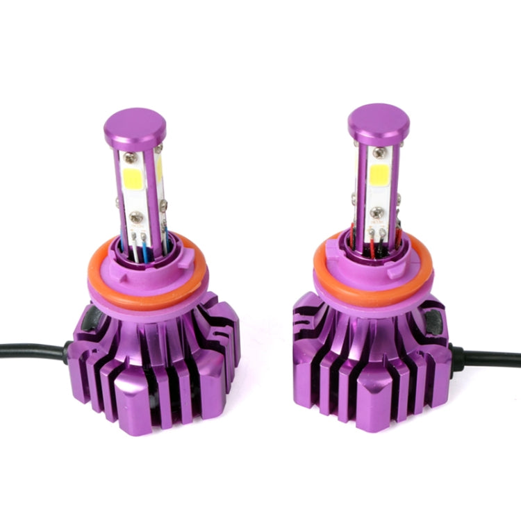 2 PCS B3-COB H8 / H9 / H11 36W 3000LM 6500K LED Car Headlight Lamps DC 9-32V(White Light)