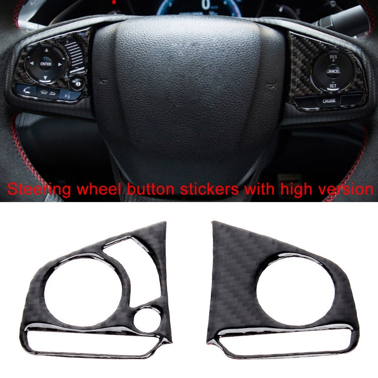 8 in 1 Carbon Fiber Trim Decal Stickers Whole Kits for Honda Civic