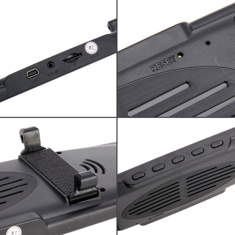 5.0 Mega Pixels 160 Degrees Wide Angle Full HD 1080P Touch Button Video Car DVR, Support TF Card (32GB Max) / Motion Detection