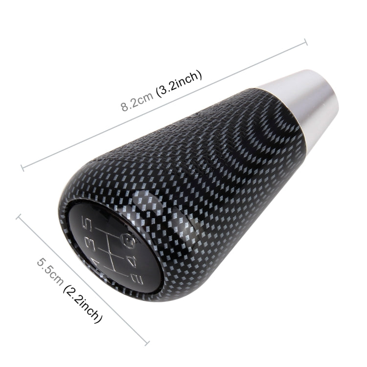 Universal Vehicle Modified Resin Shifter Manual 6-Speed Gear Shift Knob, Size: 8.2*5.5cm