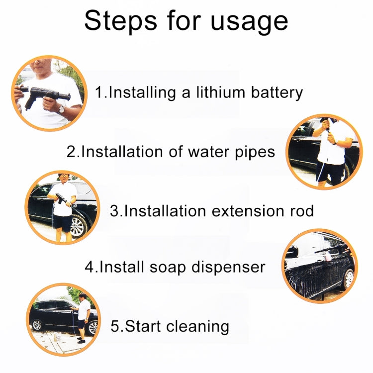 ZY9002-1H Portable Outdoor Car Washing Machine Vehicle Washing Tools DC 12V