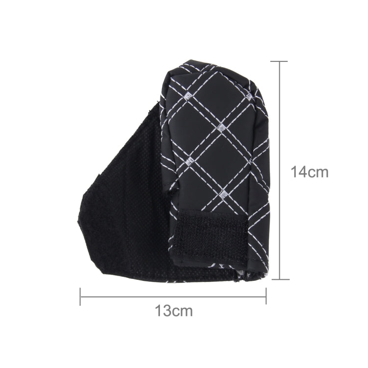 5 PCS Car Hand Brake Cover Shift Knob Gear Stick Cushion Sets Rear View Mirror Sets Cover Car Accessory Interior Decoration Pad