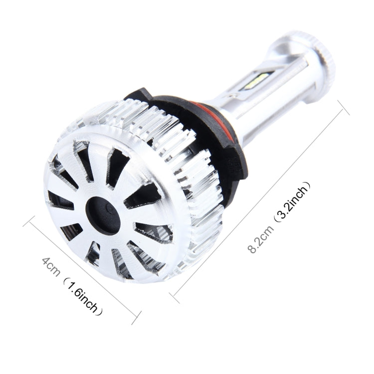 2 PCS 9005 35W 3800lm 6500K Car LED Headlight with 8 Cree Lamps, DC 8-48V(White Light)