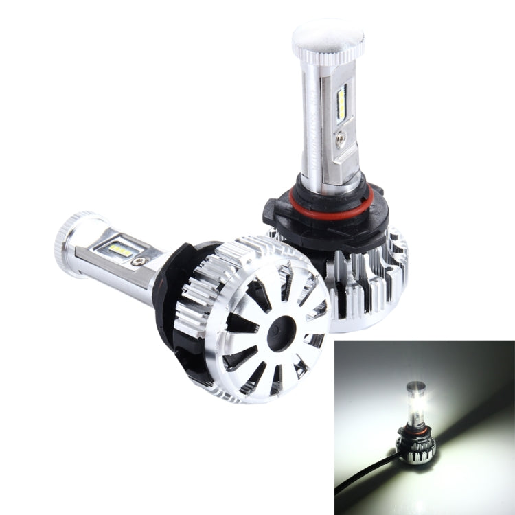 2 PCS 9006 35W 3800lm 6500K Car LED Headlight with 8 Cree Lamps, DC 8-48V(White Light)