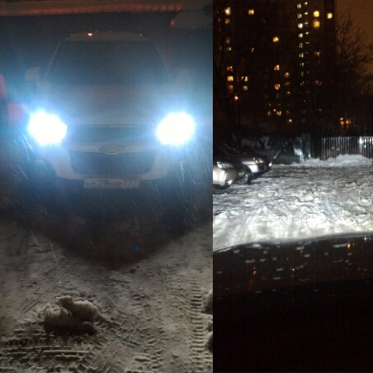 2 PCS 9006 35W 3800lm 6500K Car LED Headlight with 8 Cree Lamps, DC 8-48V(White Light)