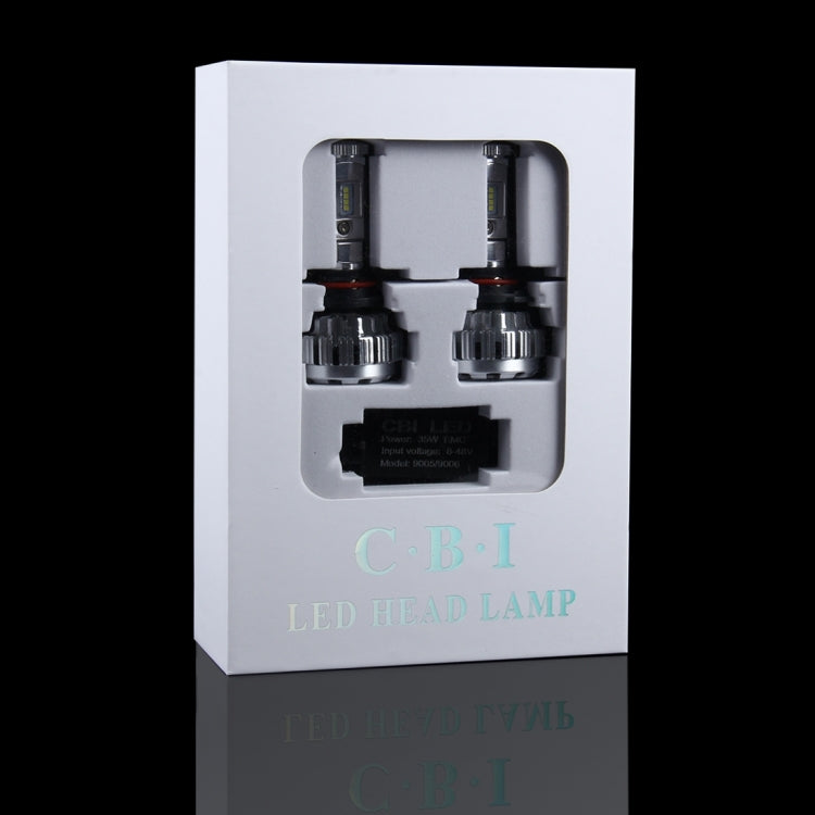 2 PCS H8/H11 35W 3800lm 6500K Car LED Headlight with 8 Cree Lamps, DC 8-48V(White Light)