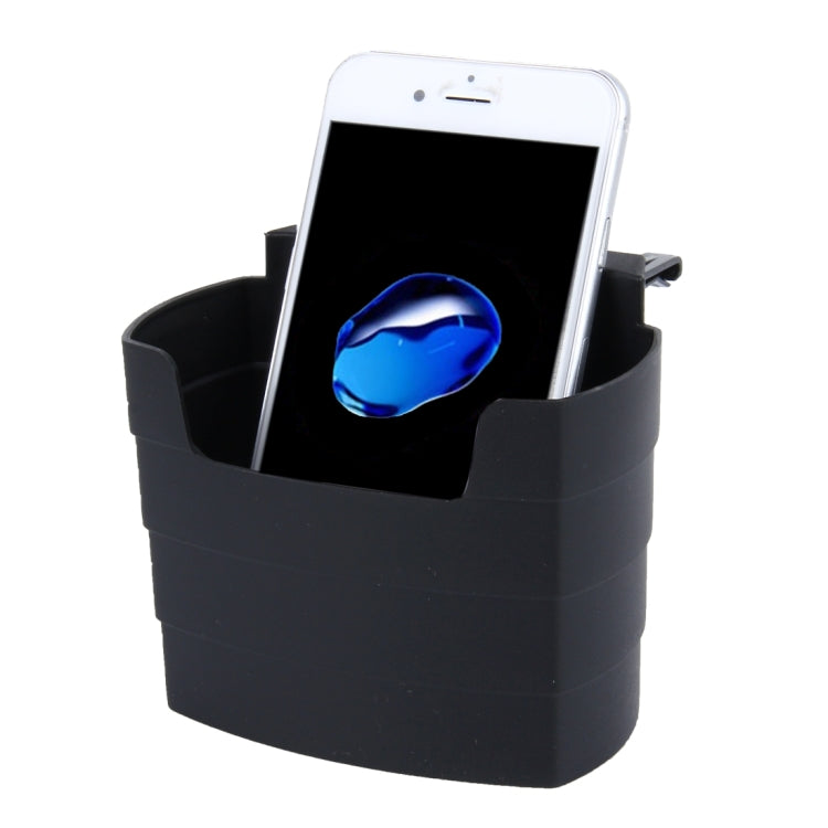 SHUNWEI SD-1019 Universal Console Car French Fry Drink Can Plastic Stand Holder for MP3 Phone Cigarette and Other Small Items(Black)