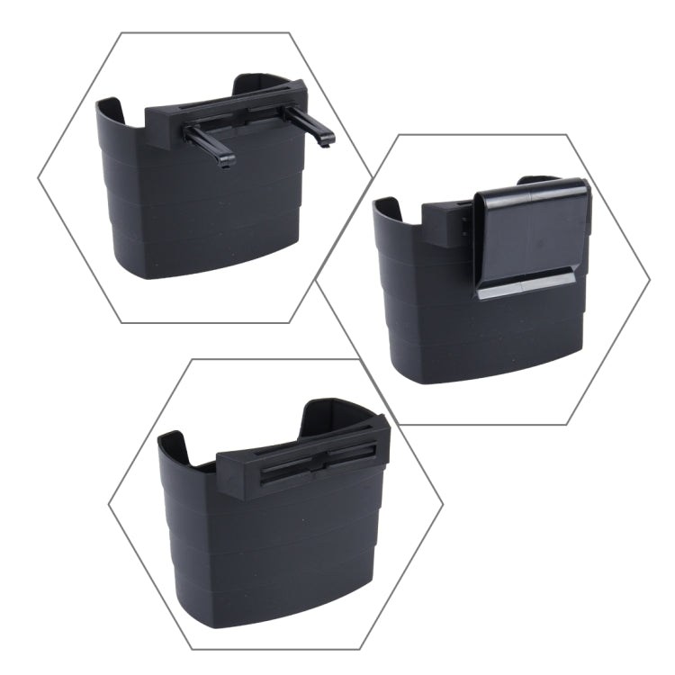 SHUNWEI SD-1019 Universal Console Car French Fry Drink Can Plastic Stand Holder for MP3 Phone Cigarette and Other Small Items(Black)