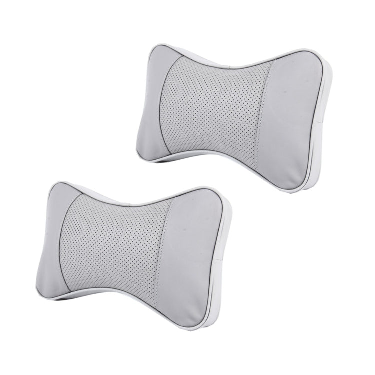 2 PCS MLC-06 Car Neck Pillow Soft Version Lovely Breathe Car Auto Head Neck Rest Cushion Headrest Pillow Pad