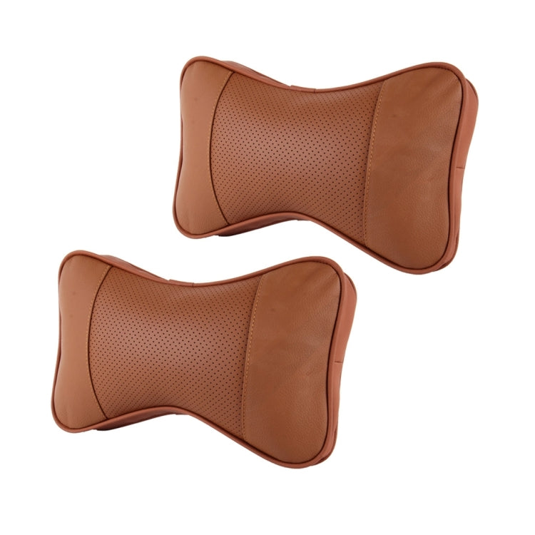 2 PCS MLC-06 Car Neck Pillow Soft Version Lovely Breathe Car Auto Head Neck Rest Cushion Headrest Pillow Pad