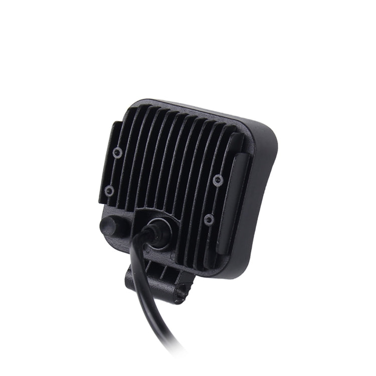 DC 10-30V 24W 2000LM 6000K Waterproof Vehicle Car Boat Marine External Work Lights Emergency Lights 60 Degrees Adjustable Flood Light LED Car Bulbs with 8 Intense Wafer LED Lights(White Light)