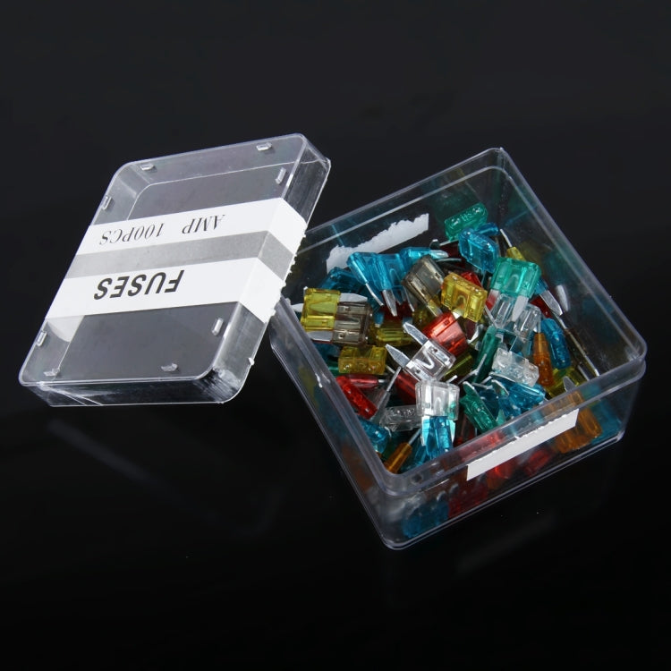 100 PCS 5Amp 7.5Amp 10Amp 15Amp 20Amp 25Amp 30Amp Add-a-circuit Fuse Tap Adapter Blade Fuse Holder(Medium Size)