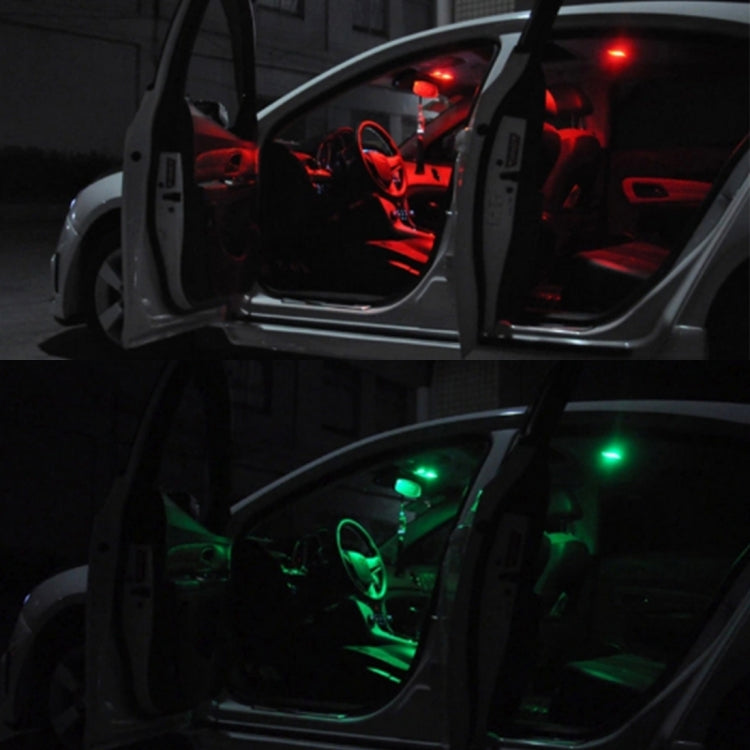 2 PCS 18W Auto Flash Strobe Fade Smooth Remote Controlled Colorful LED Roof Decorative Lamp with 36 SMD-5050 LED, DC 12V