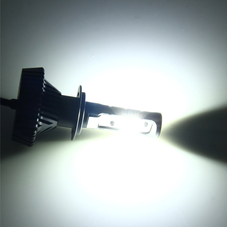 2 PCS H7 40W 4500lm 6500K Car LED Headlight with 8 High Power LED Lamps, DC 12-24V(White Light)