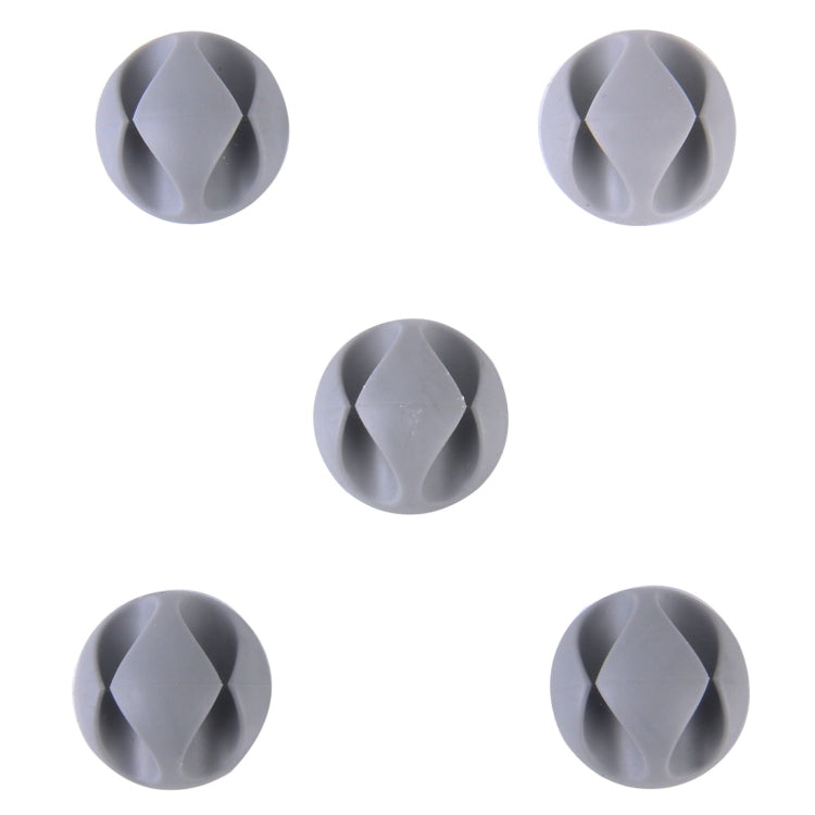 5 PCS Double Hole Cable Clips, Cable Management System and Cord Organizer Solution