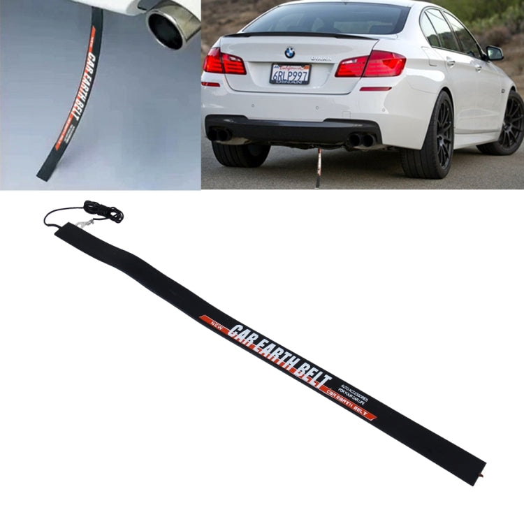 Plastic Fan Anti Static Strap Ground Earth Belt Band for Car(Black)