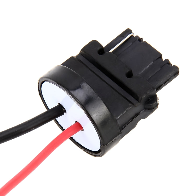 2 PCS T20 / 7740 DC12V 10W Car Auto Double Colors Turn Lights / Reversing Lights / Running Lights 2 COB LED with Decoder (Turn Lights: Yellow Light; Reversing Lights / Running Lights: White Light)