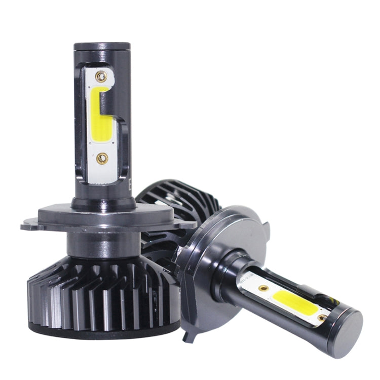 EV8 2 PCS H4 / HB2 / 9003 36W 3000LM 6500K DOB LED Headlight Bulbs High Beam Conversion Kit DC 9-32V (Xenon White)