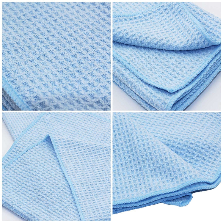 Car Washer Care Set High-density Microfiber Waxing Sponge+Water Magnetic Micro Towel+Double Sided Chenille Washing Glove