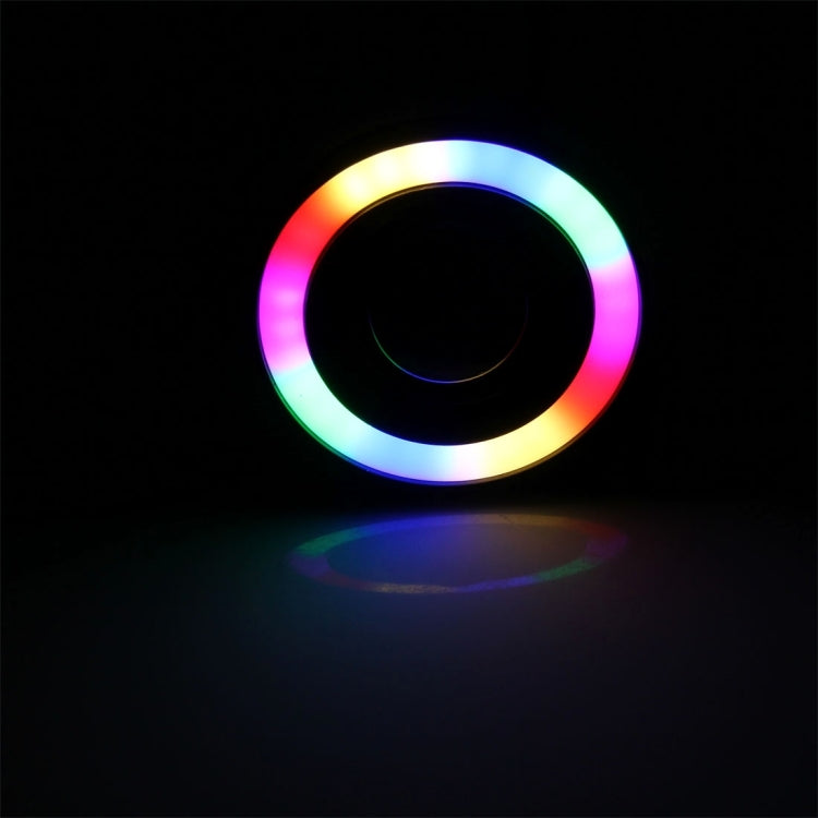 2 PCS 2.5 inch 10W 900 LM 6000K Car Fog Lights with Colorful Angle Eye Light, DC 12V(White Light)