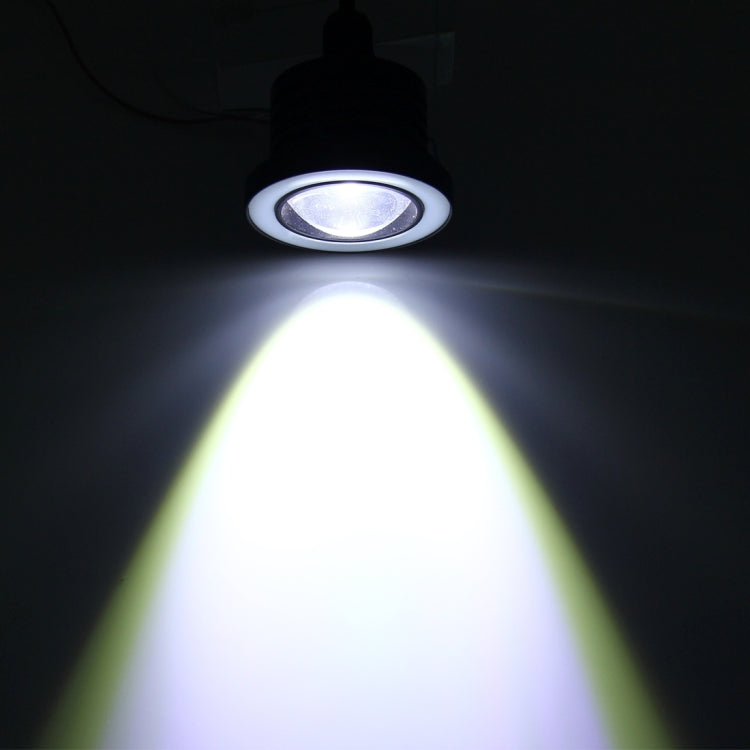 2 PCS 3.5 inch 10W 900 LM 6000K Car Fog Lights with Colorful Angle Eye Light, DC 12V(White Light)