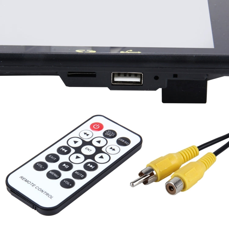 7 inch 480*234 Rear View TFT-LCD Color Car Monitor with Bluetooth MP5 Player, Support Reverse Automatic Screen Function