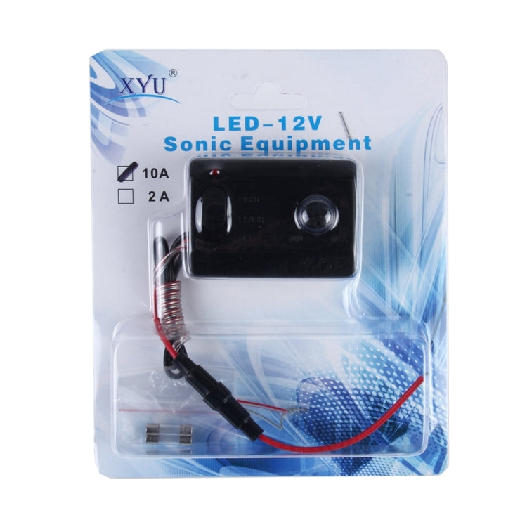Car LED Light Voice Sense Control with One Fuse Linked to Any DRL Light And Large Billboard, DC 12V/10A
