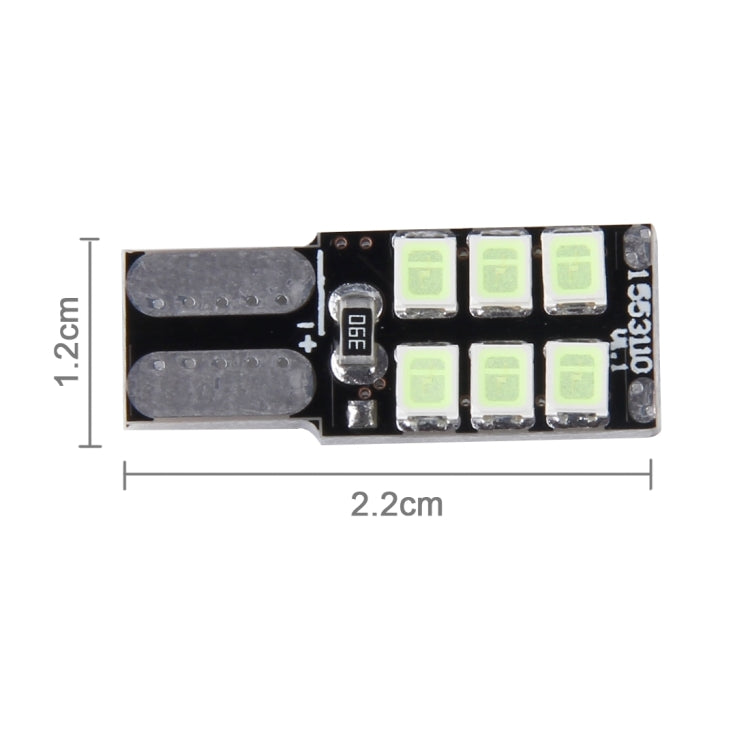 2 PCS T10 3W 12 SMD-3528 LEDs Car Clearance Light Lamp, DC 12V