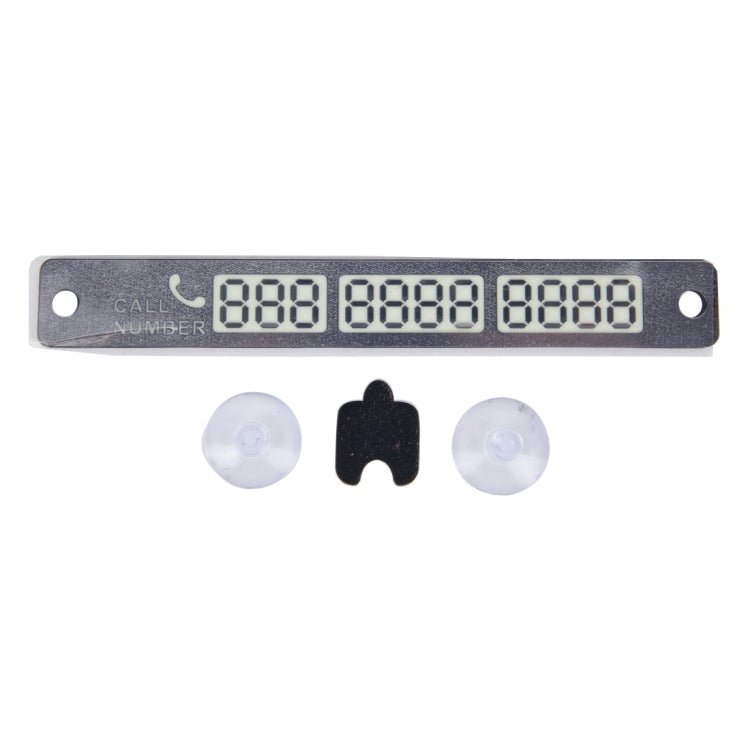 Nighttime Luminous Parking Business Cards With Phone Number