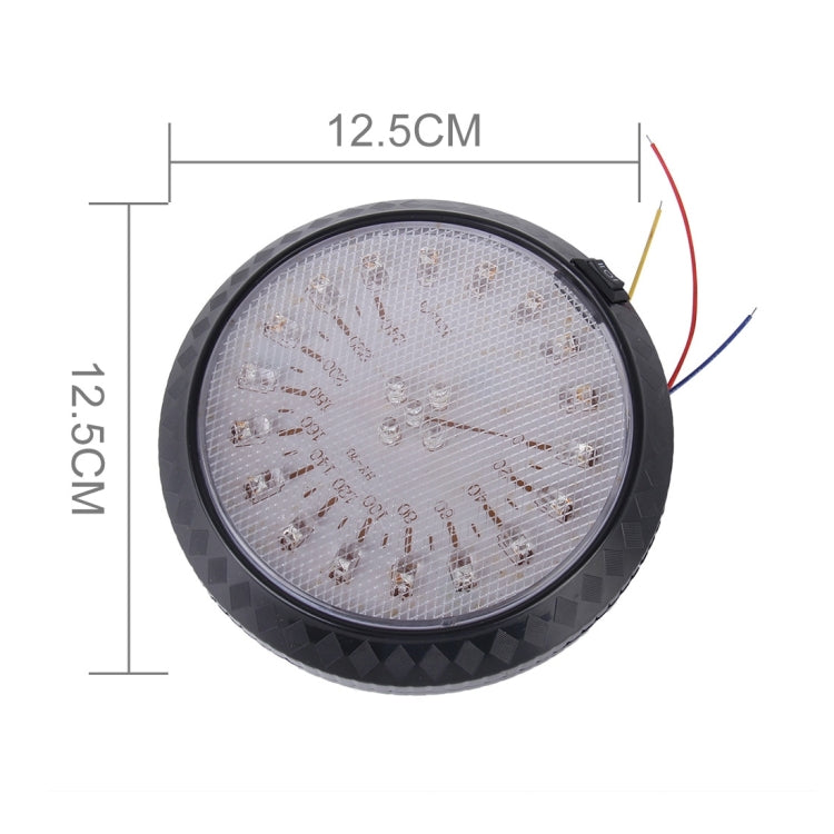 CARFU AC-1918 4W 5000K 250LM Interior LED Roof Light With 23LED Lamps, DC 12V(White Light)